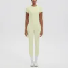 7156 short sleeve 7140 trousers suit-light ivory