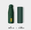 Round five-fold 6-bone - fabric cover - dark green
