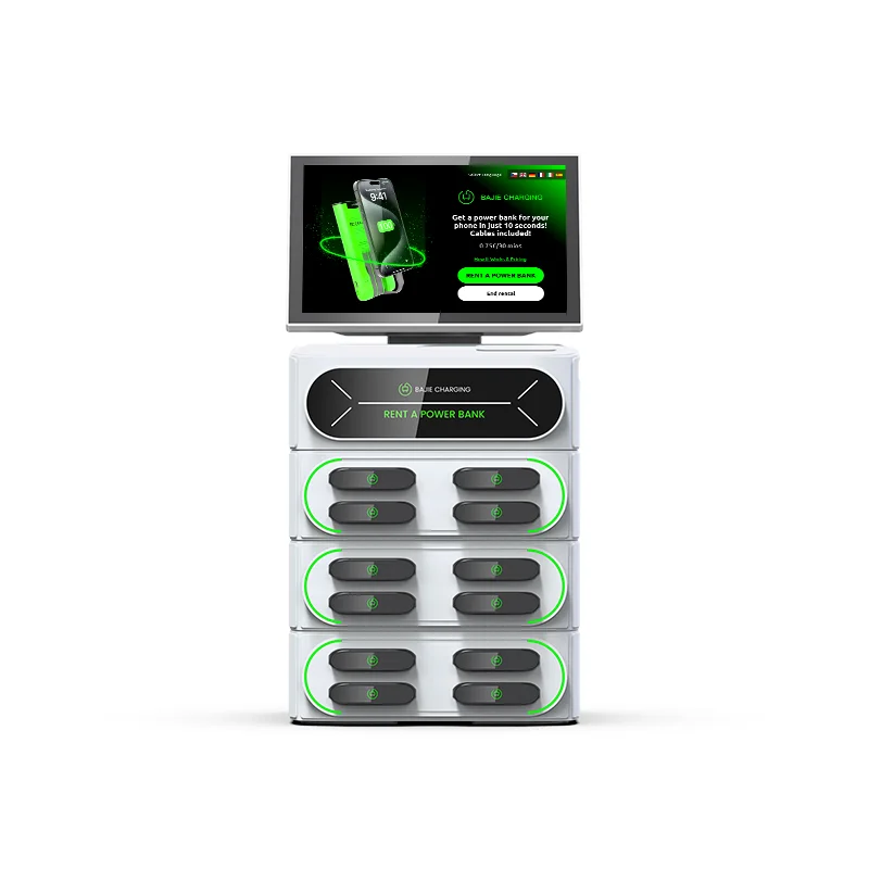 Fast Charging Station with 6000 MAh Phone Charge Locker Vending Machine Kioske Machine with Screen for Commercial Places