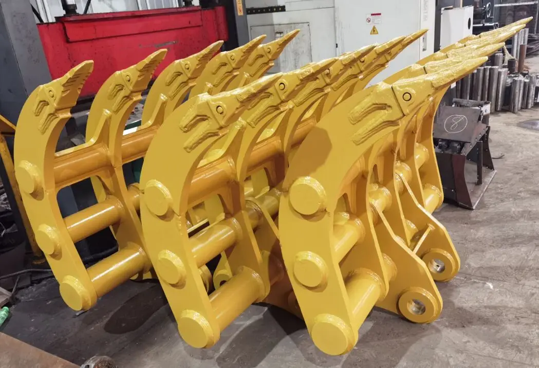 1000mm- 2400mm Excavator Root Rake 1-80T Root Rake For Mini Excavator