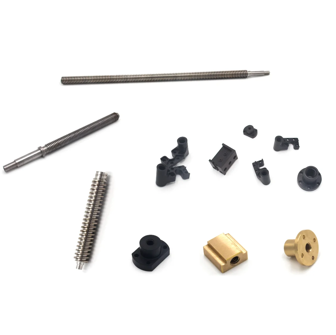 ACME LeadScrew 7/32 Diameter 7/32-22 7/32-21 Custom Shaft End Machining Acme Threaded High Precision CNC Lead Screw
