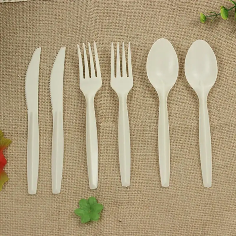 Cake Fork Disposable Forks Factory Customize Ice Cream Spoon Biodegradable
