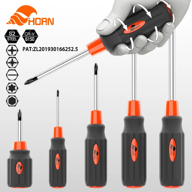 Horn Crystal Screwdriver Custom logo Screwdriver Custom Wood Screwdriver