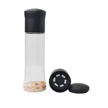 spice grinder cap salt and pepper grinder with glass bottle 340ml