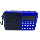 FM radio and MP3 player with USB/TF rechargeable mini radio