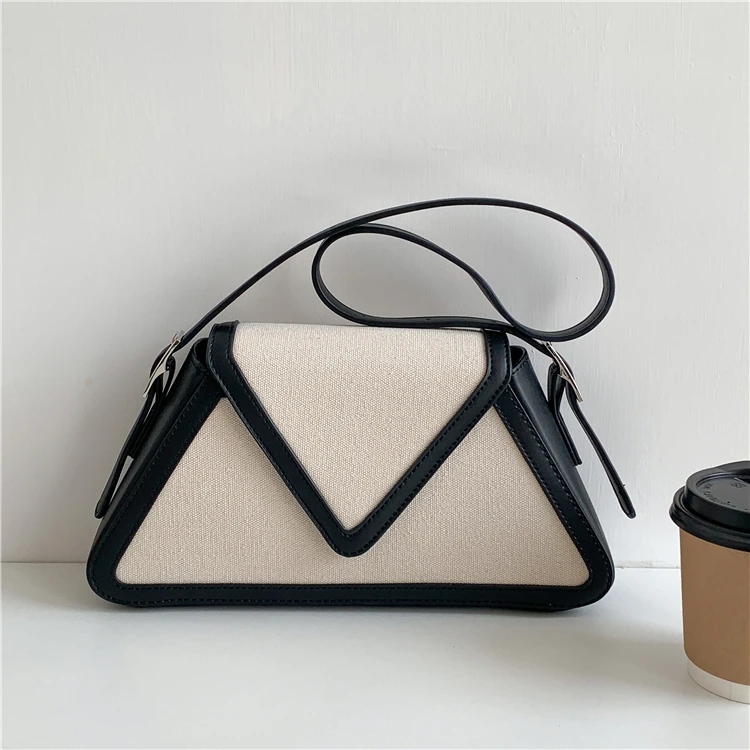 Designer Women Shoulder Strap Bags Ladies Fashion Stitching Pu Leather