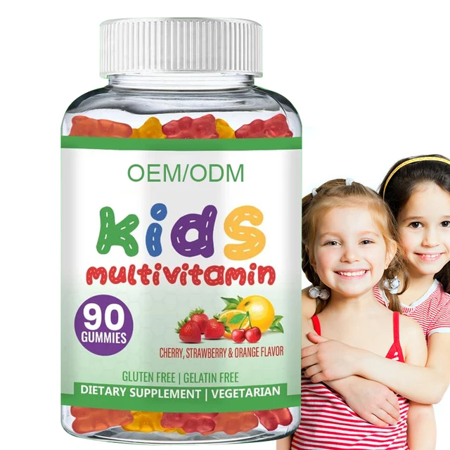 OEM Factory Price Immune Support Kids Vitamin gummies Bone Health Multivitamin Gummy for Children