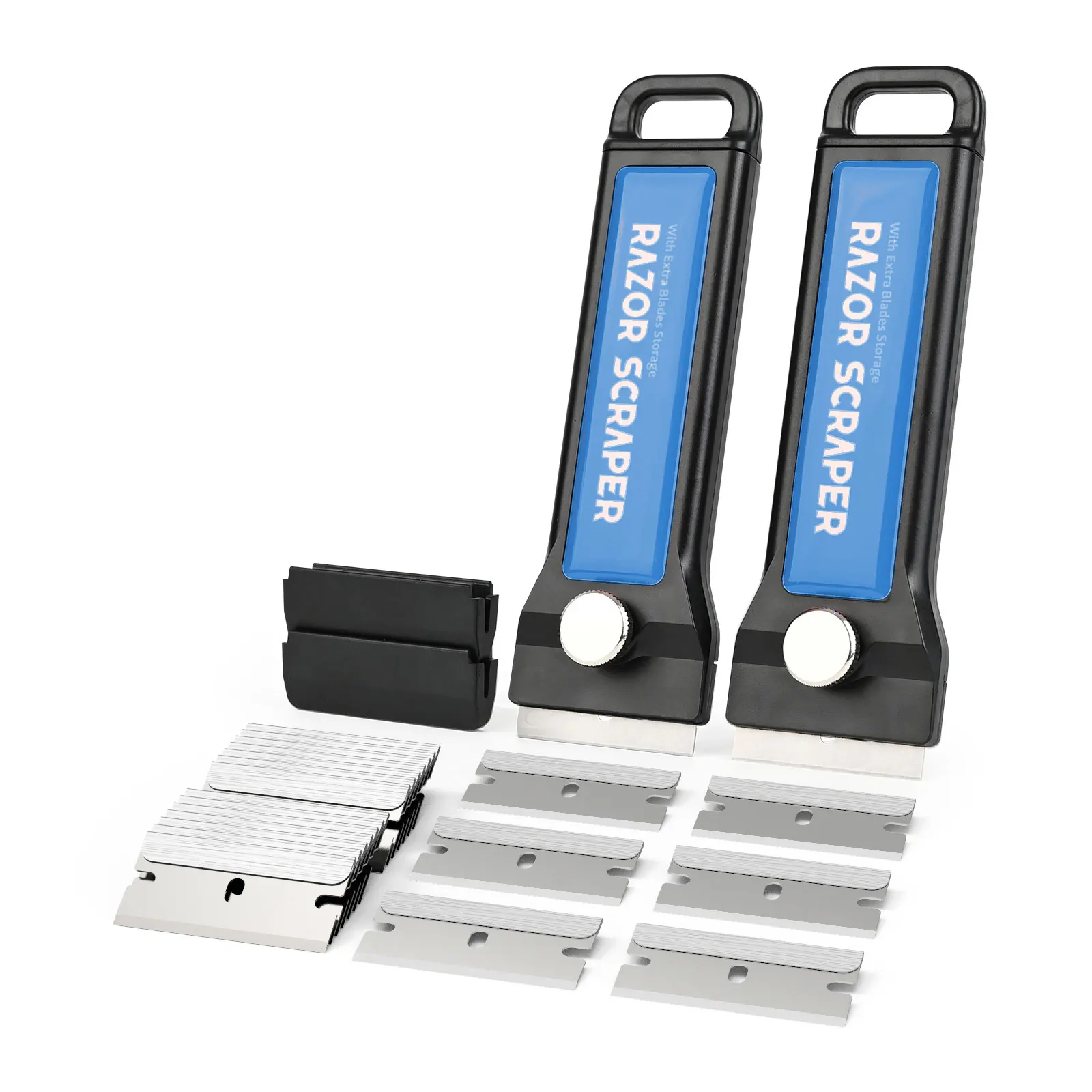 Пластиковый скребок с длинной ручкой