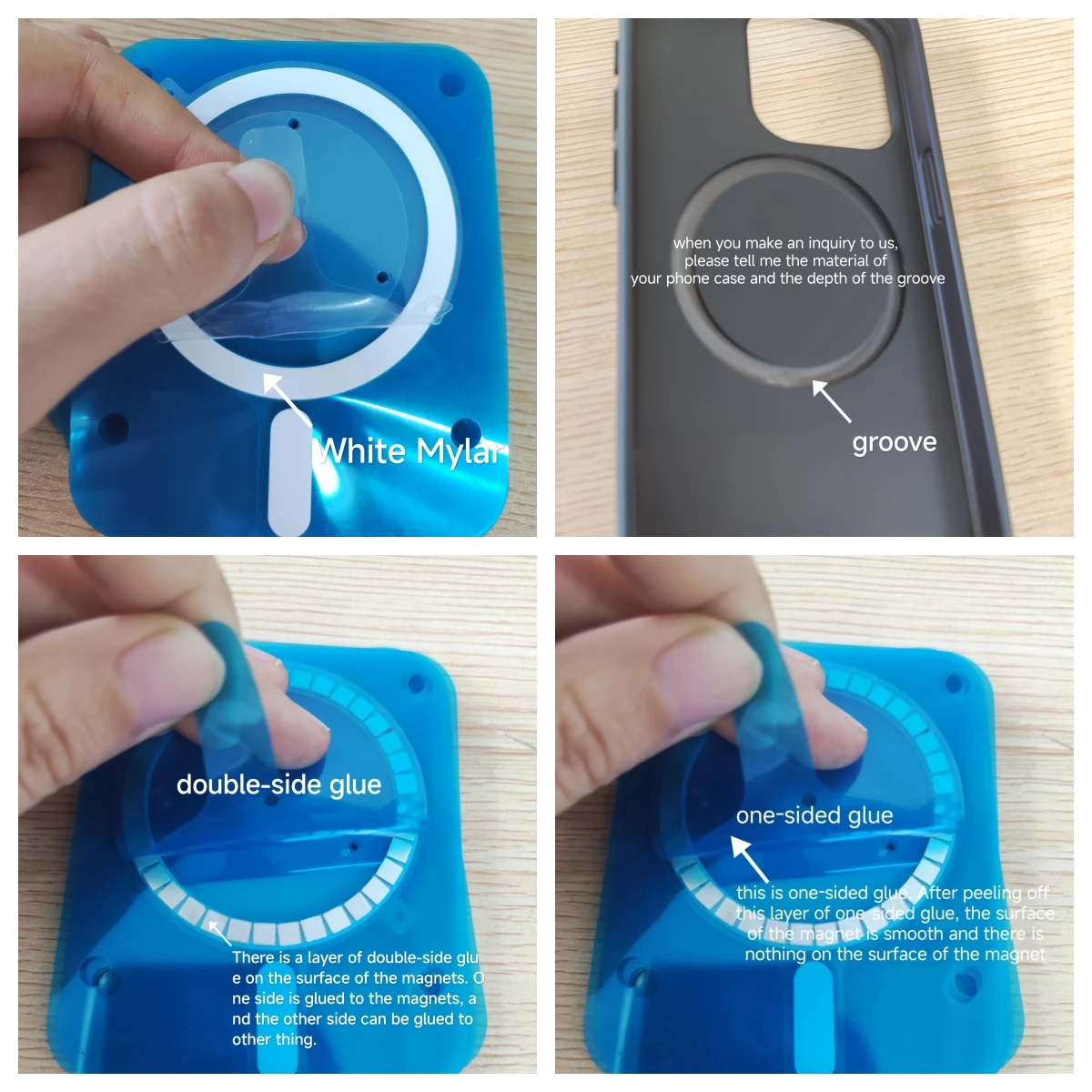 Auto Charging Magsafe Array For Phone Case Magsafe Ring