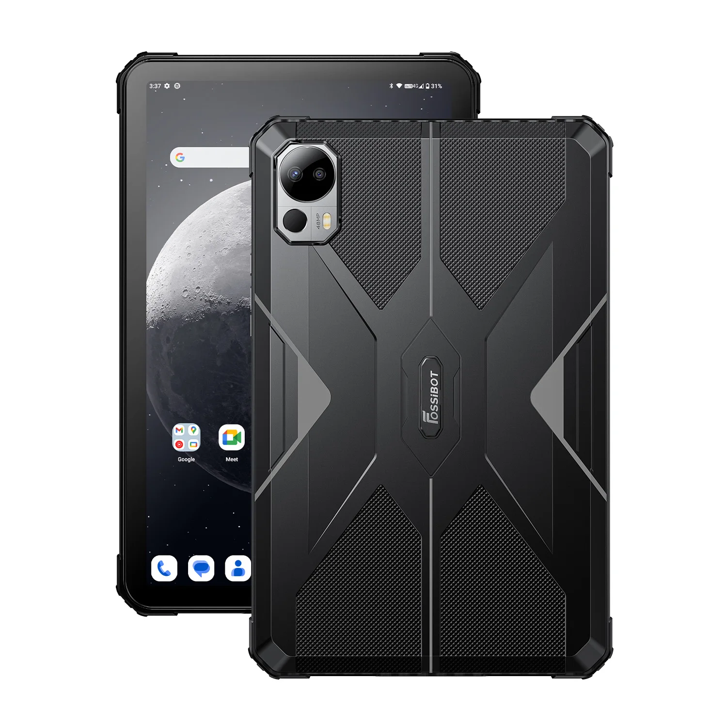 スマートフォン FOSSIBOT Fossibot 4G Rugged Smartphone Dual 10300mAh MT8768 CPU 6.745