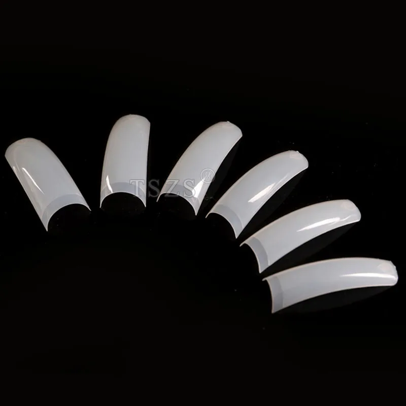 Tszs Wholesale 500pcs Smile Curved White Acrylic Half Cover Artificial False Nails Designs French Nail Tips Buy Nail Tips Artificial False Nails French Nail Tips Product On Alibaba Com