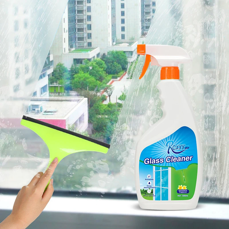 Eco-friendly Pleasant Smell 500ml Glass Cleaner Contact Lens Liquid Detergent Manufacturer