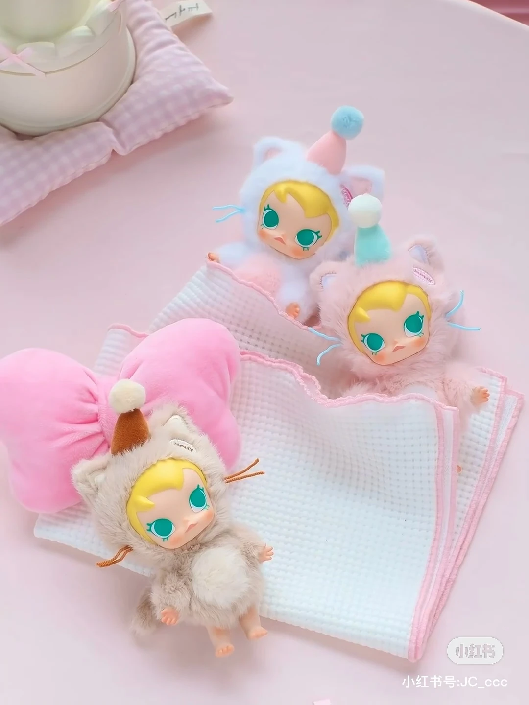Original Popmart Baby Molly Pocket Friends Vinyl Plush Toys