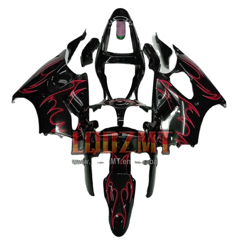 KAWASAKI NINJA ZZR-600 Red Flames ZZR600 05 06 07 08 OEM Kit