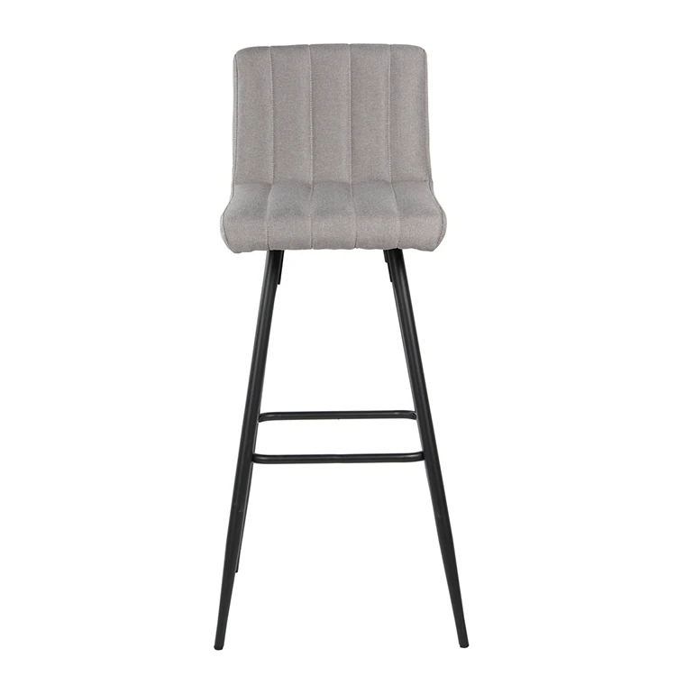 Luxury Modern Nordic Metal Leg High Stool Chair For Bar Home Coffee