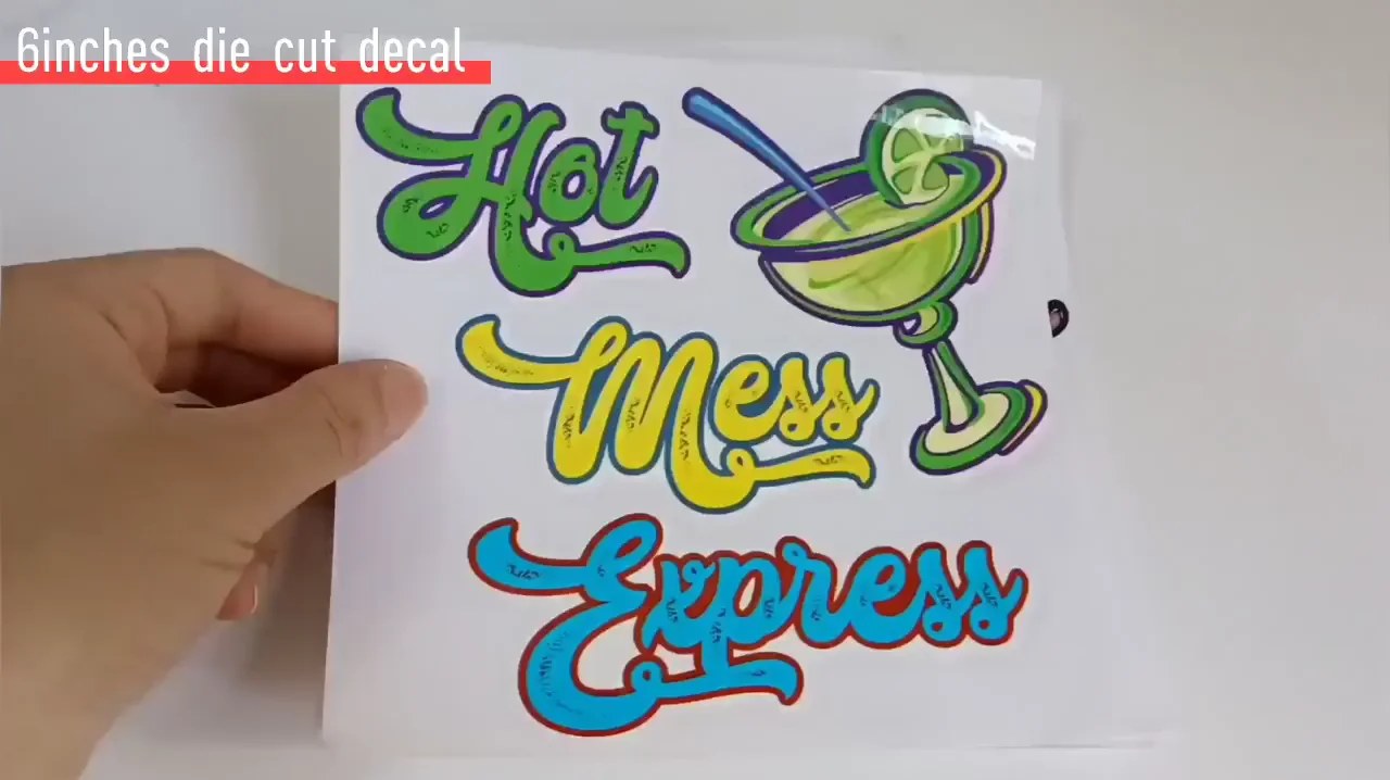 Customized Vinyl Funny Decorating Bumper Car Decal Logos Badges Auto