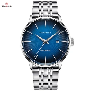 Factory OEM Custom Classic Automatic Watches Hardlex Glass Clock Watch Luxury Business Waterproof Watch for Men