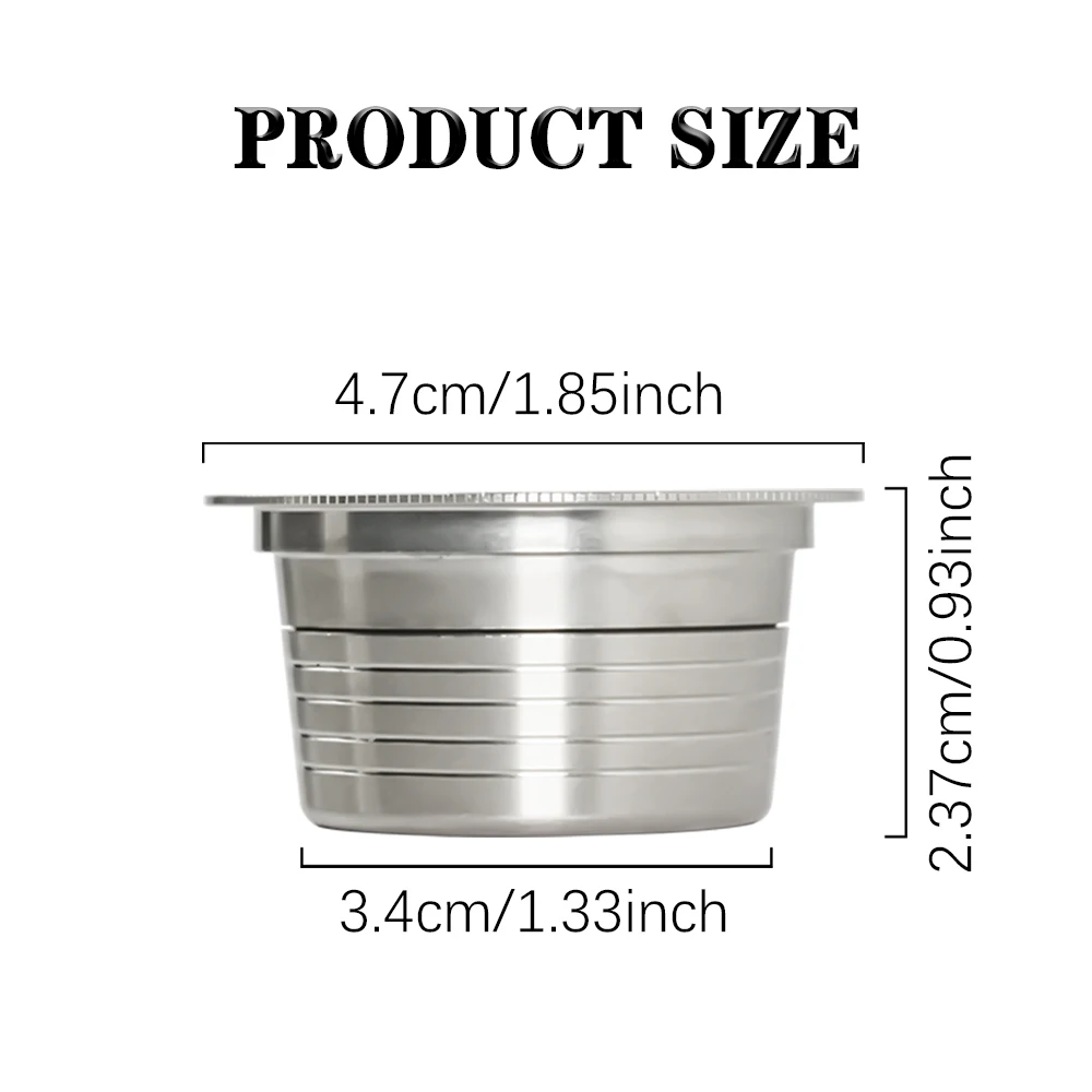 1Pod Wholesale Price Reusable Coffee Capsule Refillable Coffee Pod  Stainless Steel Espresso Filter Cup for Lavazza Blue Machine