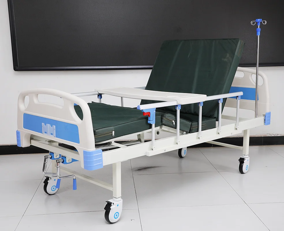 Medical Furniture Manual 2 Crank Medical Bed Abs Steel 2 Functions