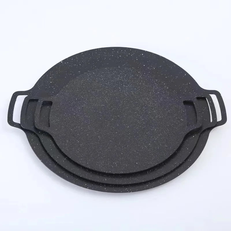 Wholesale Creative Korean Style Round Grill Pan Non-Stick Outdoor BBQ Pork  Belly Frying Pan Aluminum Pie Dishes & Pans - China Aluminum Fry Pan and  Skillet price