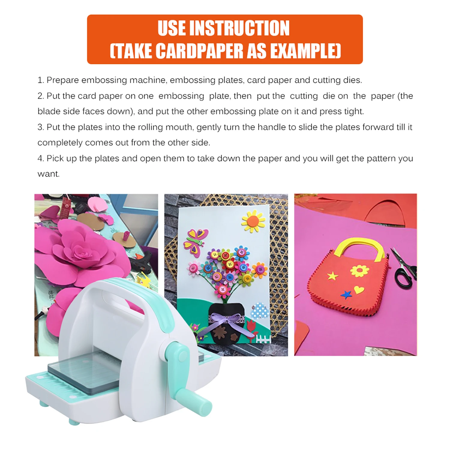 26044 Manual Paper Scrapbooking Machine Mini Craft Buddy Hand Machine