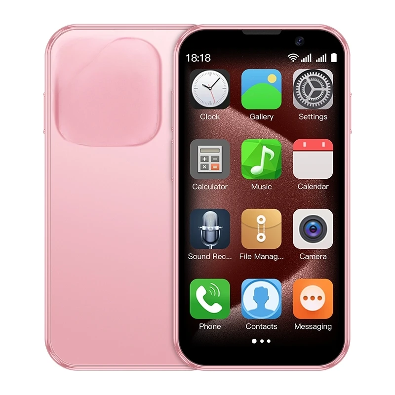 ミニスマホ　ピンク　SOYES XS15 SOYES XS15 Pro 4G Mini Smartphone 3GB RAM 64GB ROM Android