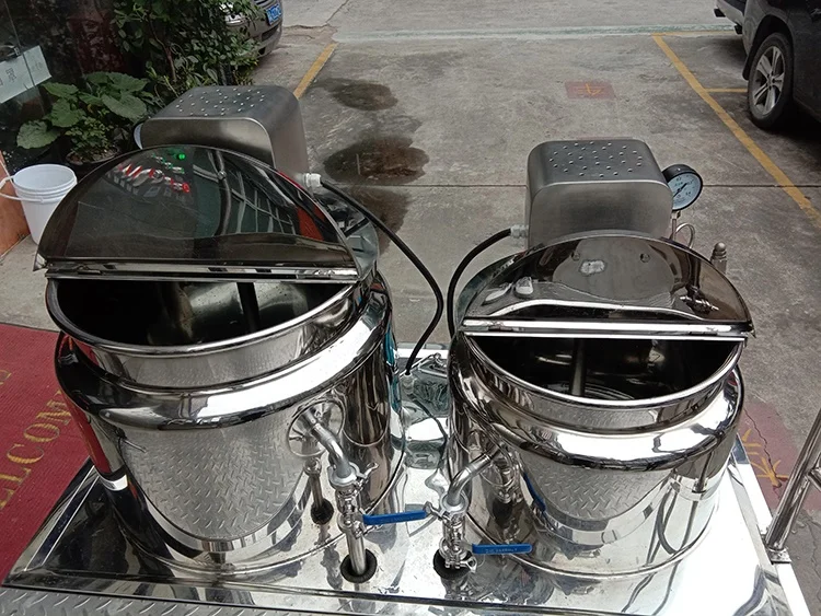 
 200 л вакуумный эмульгирующий гомогенизатор, смешивающая машина, оборудование для производства косметики  