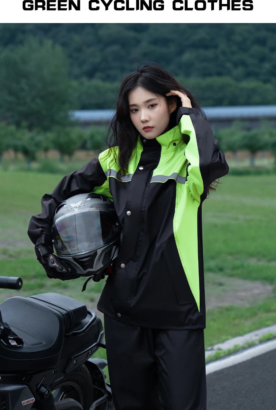 Multicolored for Long-Term Outdoor Work Cycling rain coat and Travel Waterproof raincoat factory