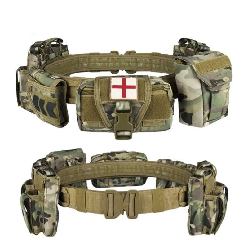 Detachable High Density Material Outdoor Hunting Tactics Duty Security Traffic Multi-functional Practical Tactical Belt