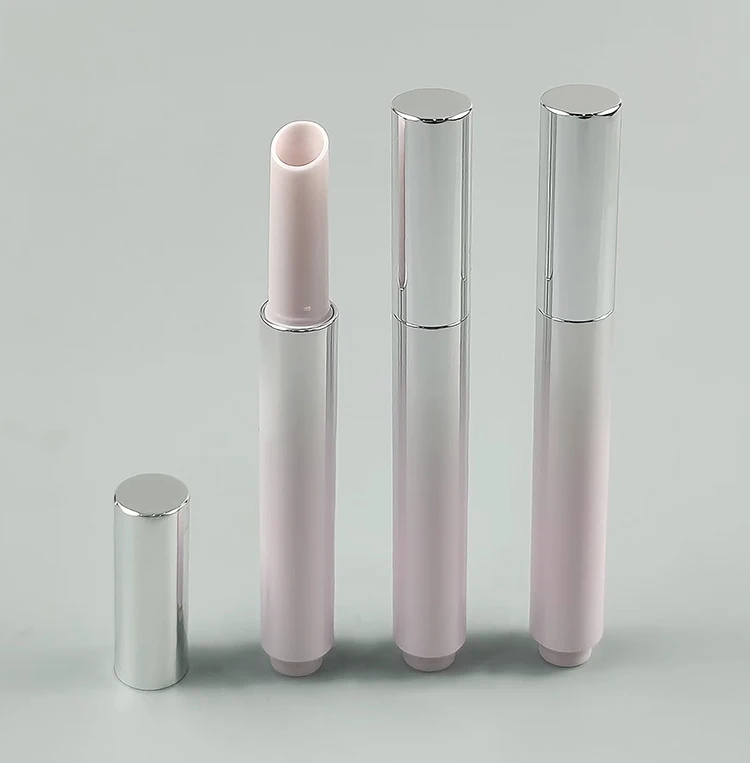 Gradient Spray Painting 2g Pressing Type Lipstick Tube Container Plastic Lip Balm Tube for Cosmetic Packaging Cream