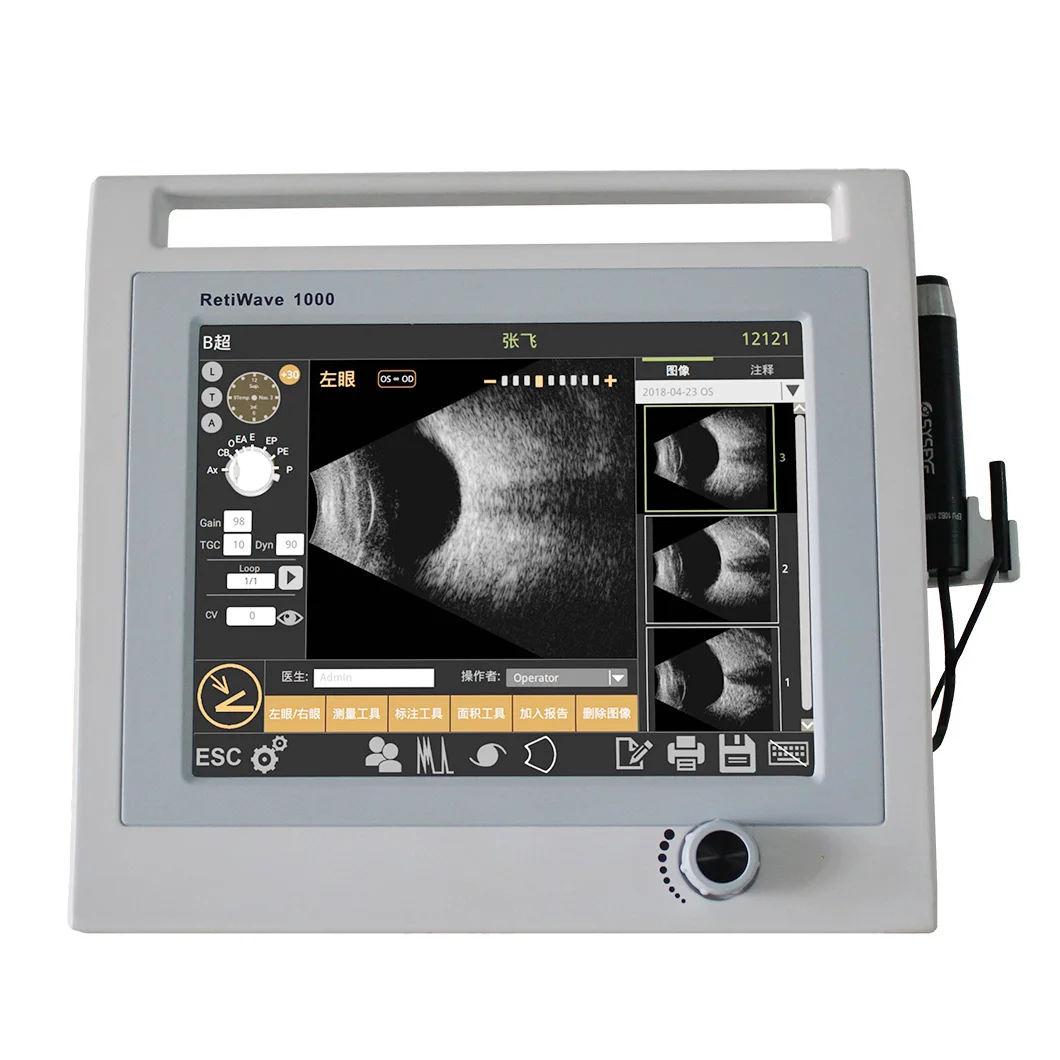 Hot Sale Hospital Medical Laptop Handheld Full Digital Portable Ophthalmic A/B Ultrasound Scanner factory