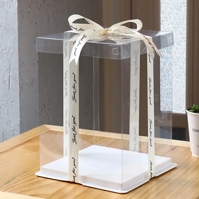 Clear cake box  Single and double layer cake box