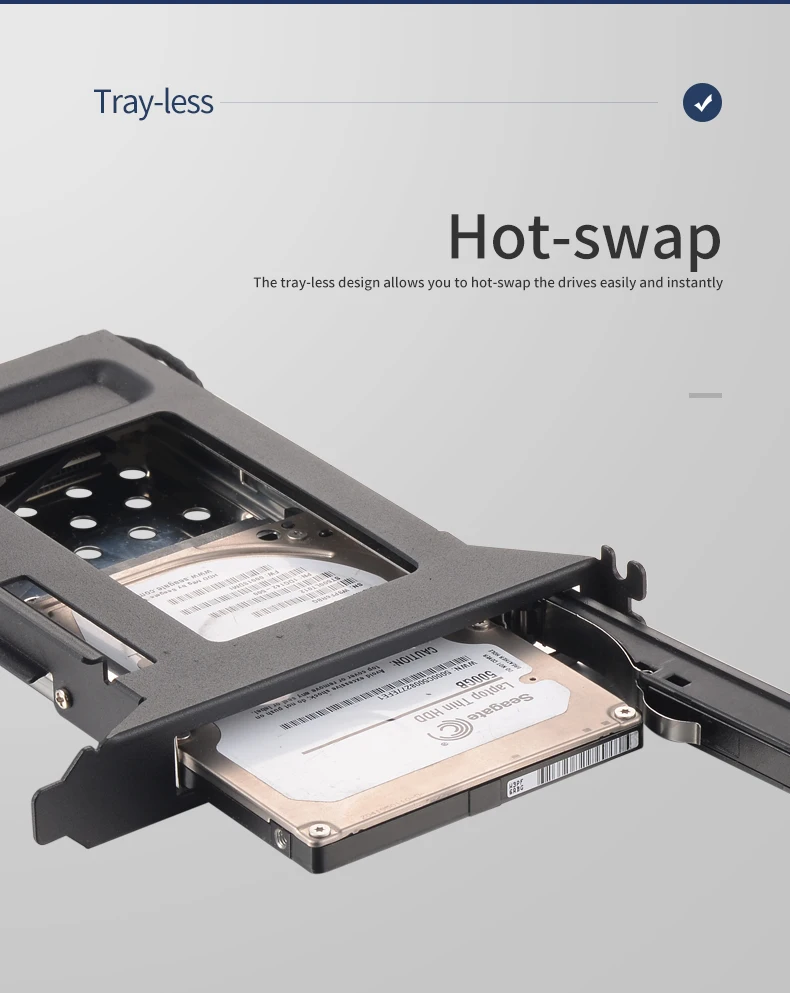Unestech SATA PCI Slot Hot Swap Drive Rack