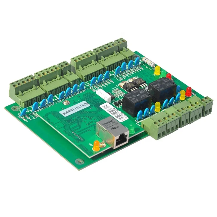 4 Doors Wiegand Access Control Panel Board Controller Access Control System Board Software Programs