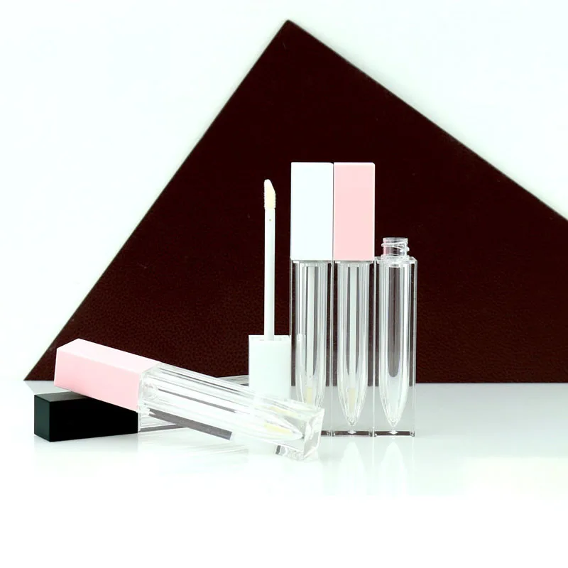 7ml Custom 100pcs Empty Wand Lip Gloss Containers Tube Cosmetic Liquid