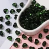 Transparent dark green