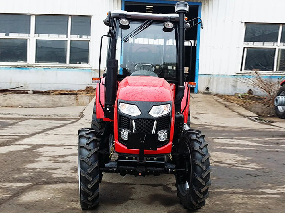 Self-Propelled Tractores agricolas 4x4 Used Compact Tractors LUTONG 704E for Agriculture manufacture