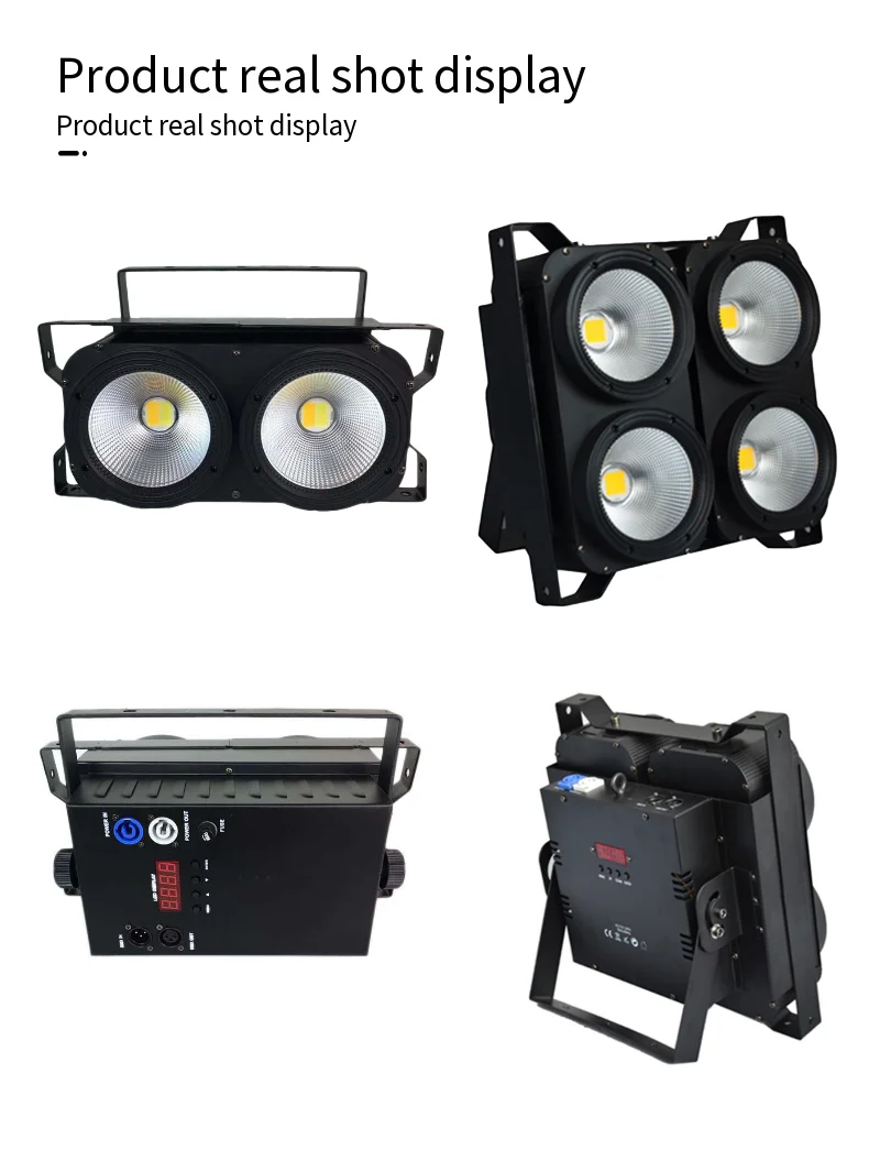 4X100W 4 yeux 400W Blinder lumière LED DMX COB la lumière de l'auditoire - Chine Éclairage de rafles de 400 W, 400W Blinder