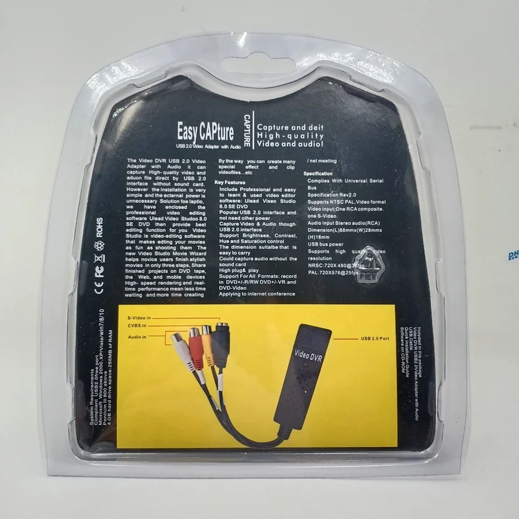 Easycap USB Capture Card in Video Audio Converter