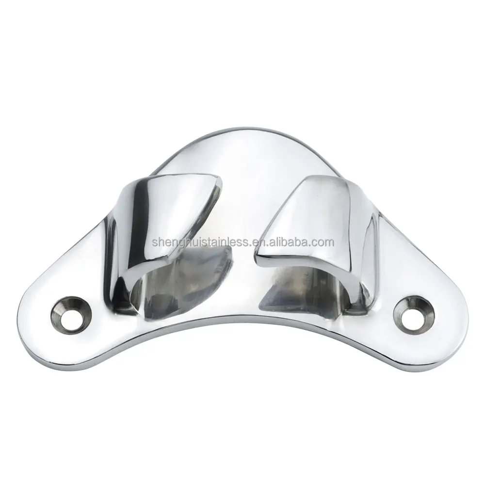 GUIA DE CABO EM AÇO INOX AISI316 COM BORBOLETA INCLINADA