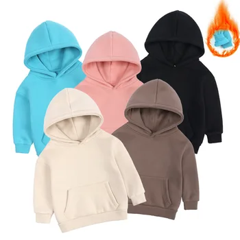 2021 Girls Jogging Set Baby Plain Hoodie Set Custom Sweat Suits Tracksuits With Logo Boys Blank Sweat Track Suits For Kids