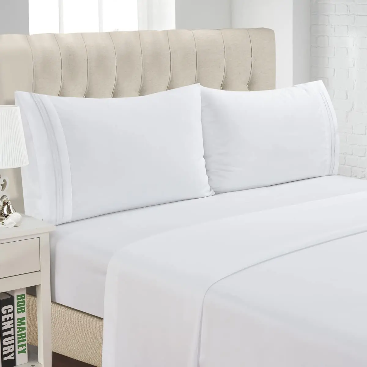 Bedding Queen 4 Piece Bedding Brushed Microfiber Shrinkage Fade