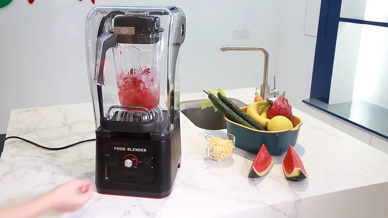 Oem/odm 1680w Professional Commercial Kitchen Blender Mixer For Fruit Smoothies With Low Noise
