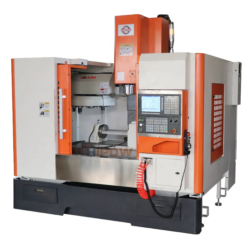 VMC750 Single Spindle Vertical Machining Center New Condition CNC Machine Construction Fanuc Gsk Mitsubishi Including Motor PLC