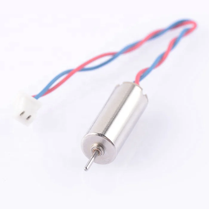 Coreless Motor DC 3V 45000RPM 8.5 X 20mm Micro Brush Motor with 1 Black Helicopter Propeller for Quadcopter Drone Model FPV DIY