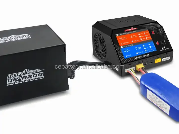 Power UP8 UP7 600W 16A Smart Dual Channels AC/DC Charger Fast Charging Lithium Lead Acid Battery Packs High Quality AU Socket