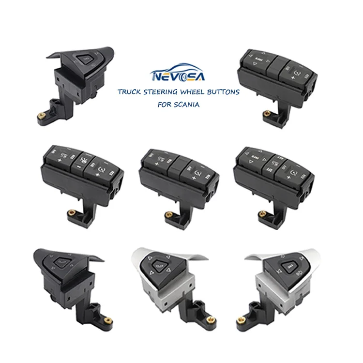 Nevosa Multi-function Steering Wheel Switch Cruise Control Button Switch for SCANIA P-G-R-T-Series VOLVO Trucks