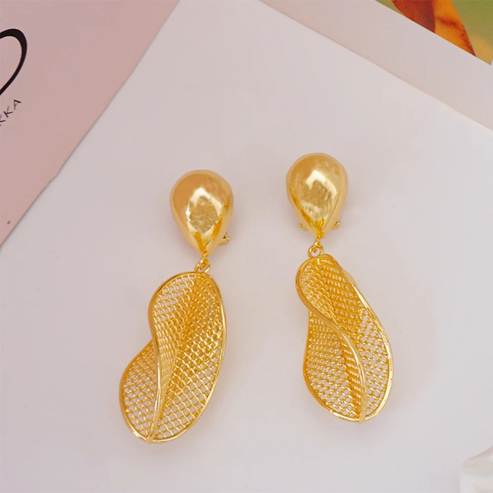 Buy GoldNera Statement Arabic Style Hanging Jewelry Earrings for Young  Girls at Amazon.in