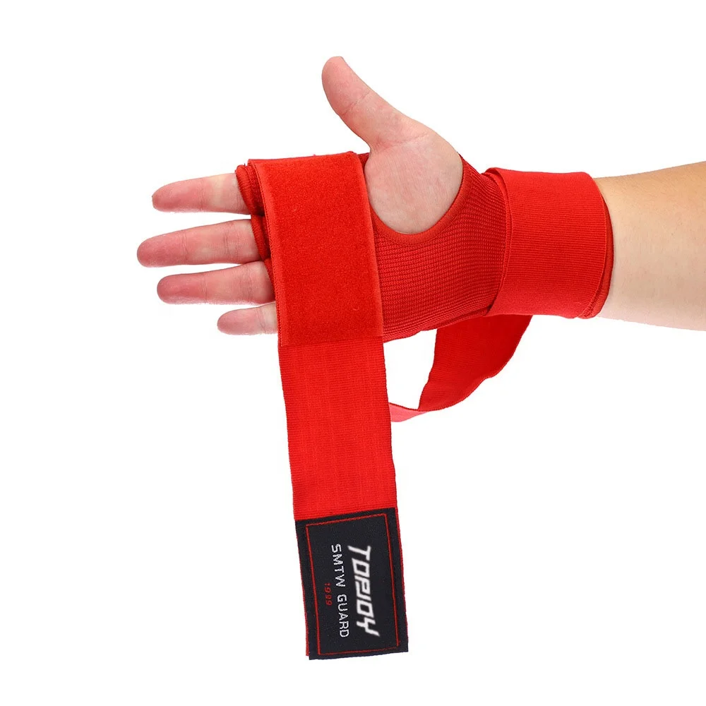 Benutzer definiertes Logo Faust schutz Boxgel Elastisches Gel Hand wickel  Bandagen Innen handschuhe