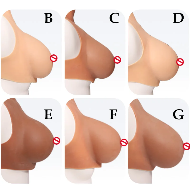 Realistic Artificial Breast Form Silicone Boobs Tits Fake Breast Reusable Chest Crossdresser Ladyboy Transvestite Cosplayer Soft